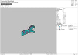 Monster Hand V2 Embroidery File 6 sizes