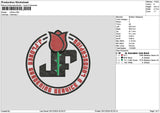 Rosecircle Embroidery File 6 sizes
