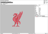 Bird Red Embroidery File 6 sizes