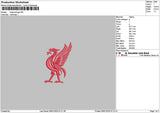 Bird Red Embroidery File 6 sizes