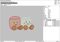 Marshmallow0103 Embroidery File 6 sizes