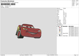 Mcqueen 0509 Embroidery File 6 sizes