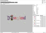 Minnie D Heart Embroidery File 6 sizes