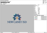 Caneytext Embroidery File 6 sizes
