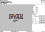 Nike Xmas Man Chibi Embroidery File 6 sizes