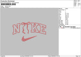 Nike Bow 0302 Embroidery File 6 sizes