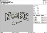 Nike Dog 1512 Embroidery File 6 sizes