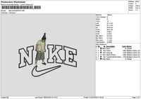Nike Photo2802 Embroidery File 6 sizes