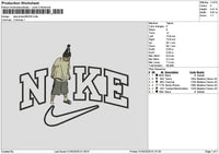 Nike Photo2802 Embroidery File 6 sizes