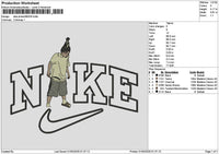Nike Photo2802 Embroidery File 6 sizes