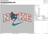 Nike Spider V4 Embroidery File 6 sizes