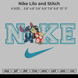 Nike Lilo And Stitch Embroidery