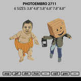Photoembro 2711 Embroidery File 6 sizes