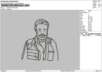 Photoline 0812 Embroidery File 6 sizes