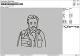Photoline 0812 Embroidery File 6 sizes