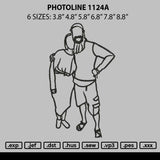 Photoline 1124a Embroidery File 6 sizes