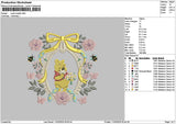 Poohflowers Embroidery File 6 sizes