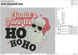Santa Favorite Embroidery File 6 sizes