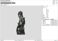 Sasuke 1009 Embroiery File 6 sizes
