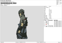 Sasuke 1009 Embroiery File 6 sizes