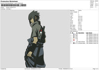 Sasuke 1009 Embroiery File 6 sizes