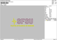 Sfsutext Embroidery File 6 sizes