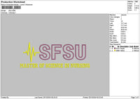 Sfsutext Embroidery File 6 sizes