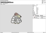 Snoopypink Embroidery File 6 sizes