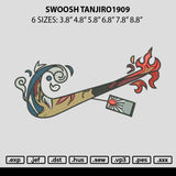 Swoosh Tanjiro1909 Embroidery File 6 sizes