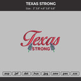 Texas Strong Embroidery File