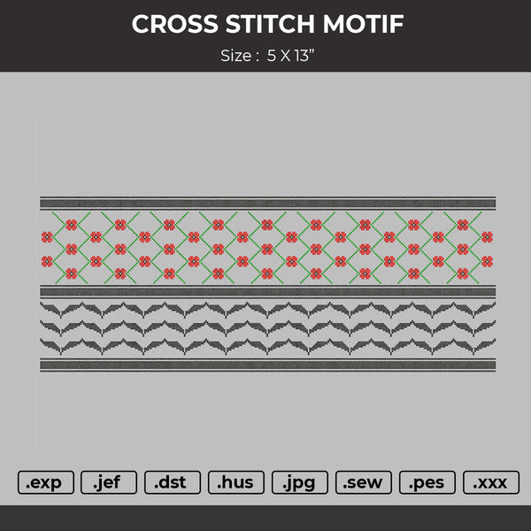 Cross stitch motif