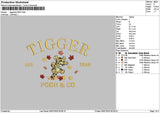 Tiggertext 0907 Embroidery File 6 sizes
