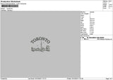 Torontoline Embroidery File 6 sizes
