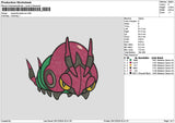 Venipede Embroidery File 6 sizes