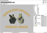 Veterinarytext Embroidery File 6 sizes