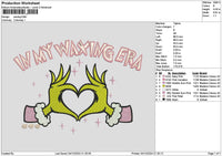 Lovehandgrinch 02 Embroidery File 6 sizes