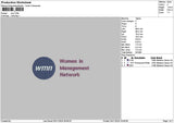 Wmntext Embroidery File 6 sizes