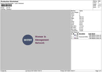 Wmntext Embroidery File 6 sizes