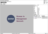 Wmntext Embroidery File 6 sizes