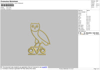 Owl ovo  Embroidery