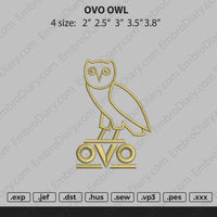 Owl ovo  Embroidery