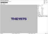 1975 Text Embroidery File 6 sizes