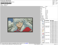 Inuyasha Rectangle Embroidery