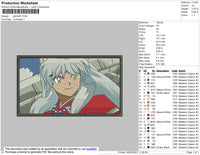 Inuyasha Rectangle Embroidery
