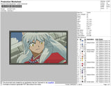 Inuyasha Rectangle Embroidery