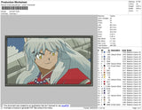 Inuyasha Rectangle Embroidery
