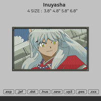 Inuyasha Rectangle Embroidery