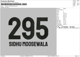 295 SIDHU MOOSEWALA Embroidery