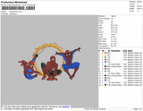 3 Spiderman Embroidery