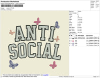 Anti Social Embroidery